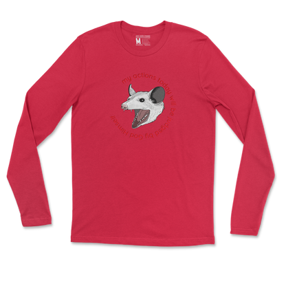 Gildan SoftStyle Long Sleeve in Red