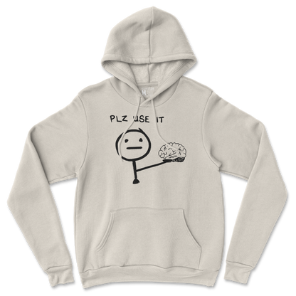 The Nice Shirt Hoodie Plz Use It in Sand