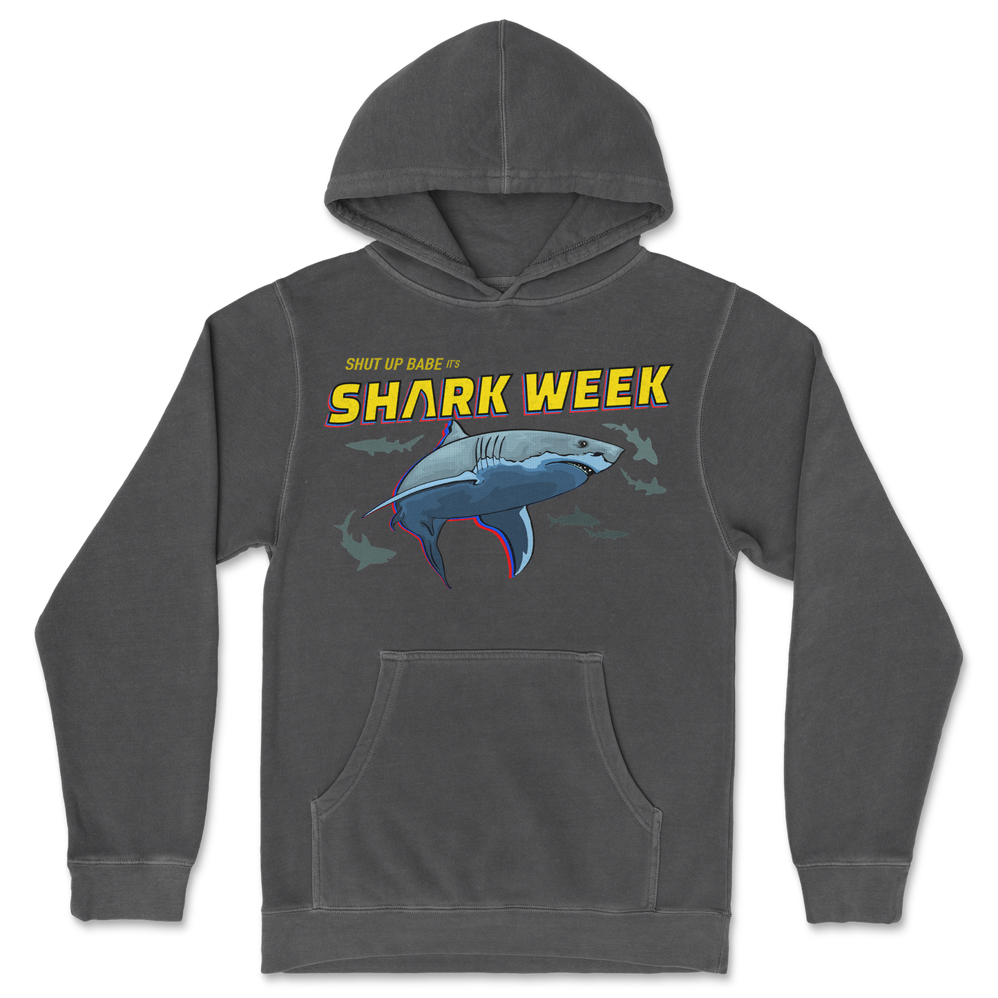 Independent Clothing Co. Hoodie Shark Week in Black