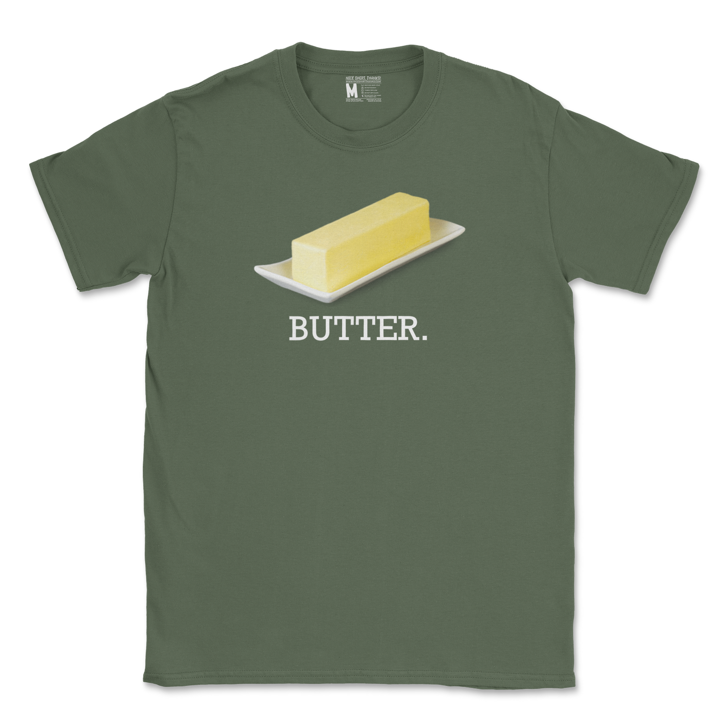 Gildan SoftStyle T-Shirt Butter in Military Green