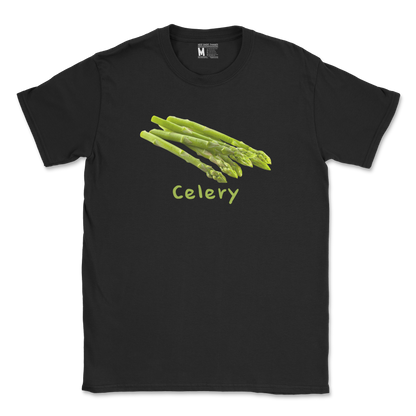 Gildan SoftStyle T-Shirt Celery in Black