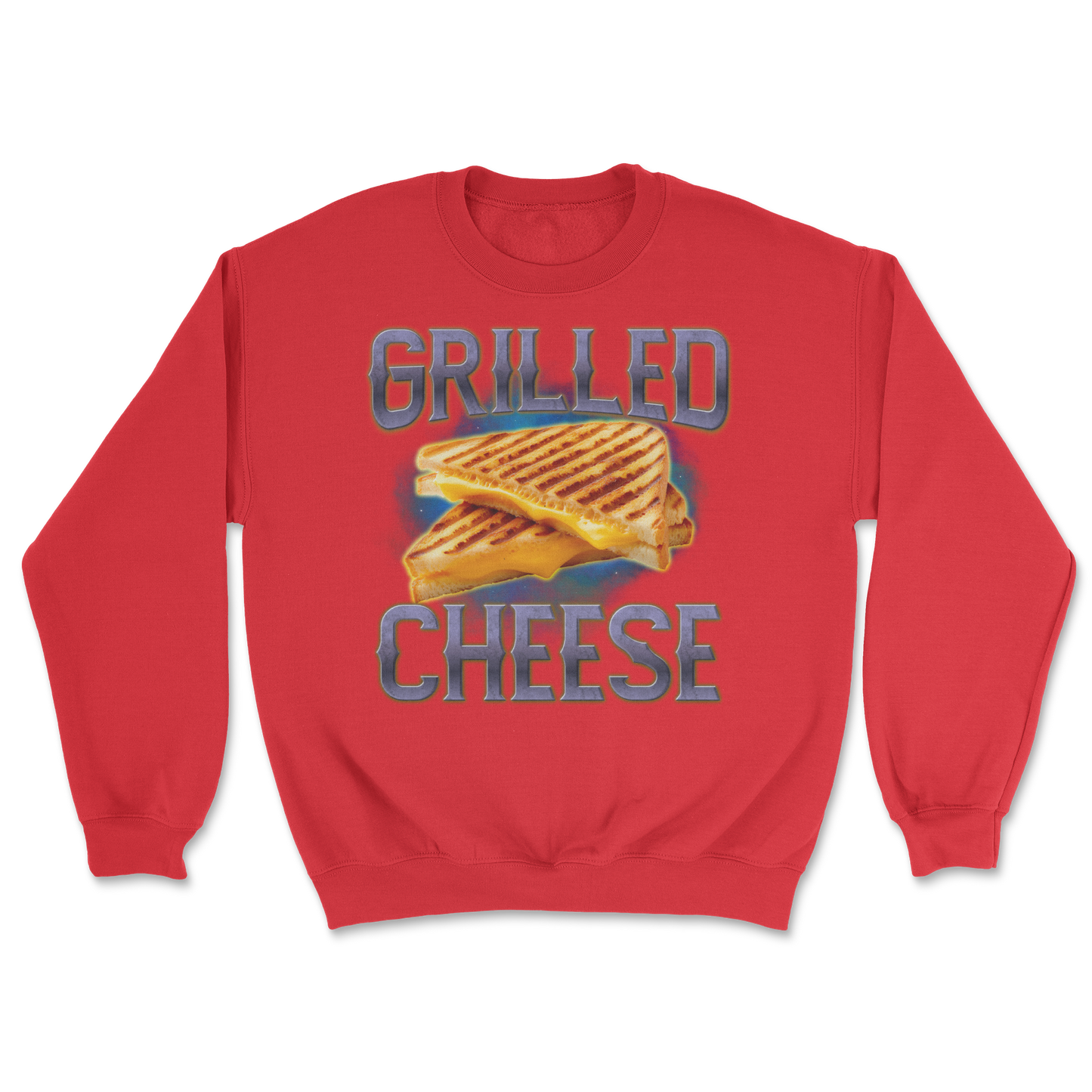 The Nice Shirt Crew Neck Grilled Cheese  in Red