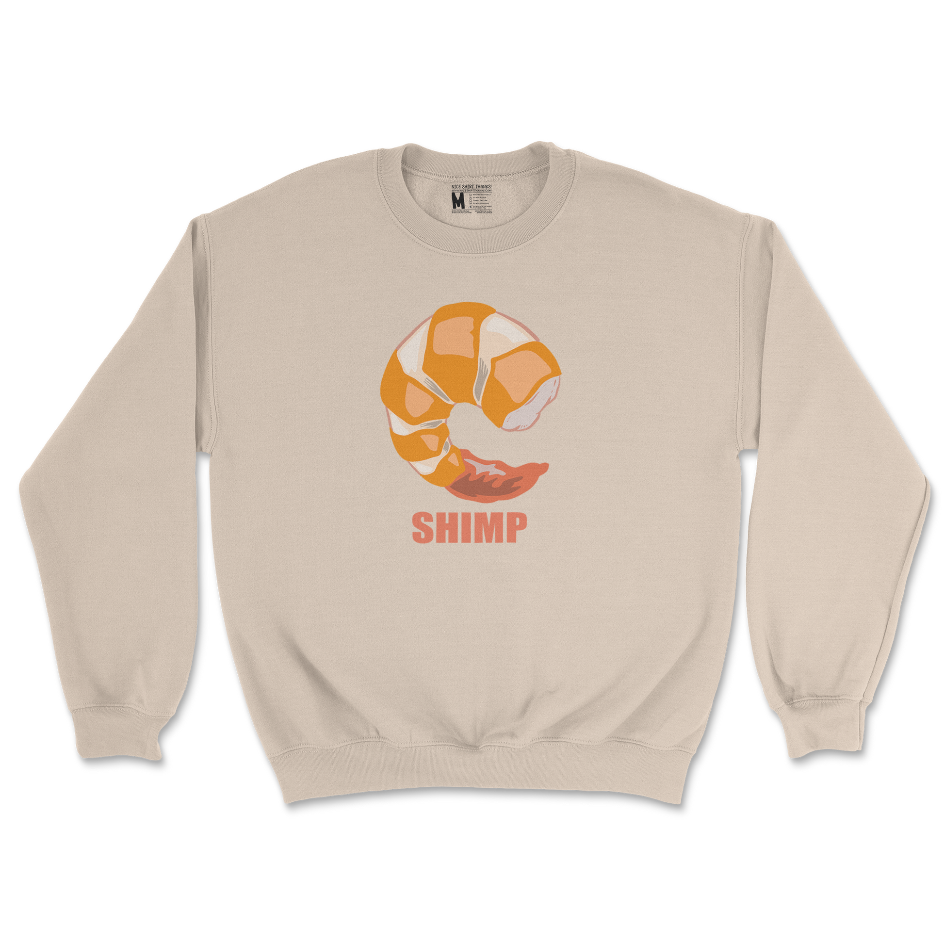 Gildan SoftStyle Crew Neck Shimp in Sand