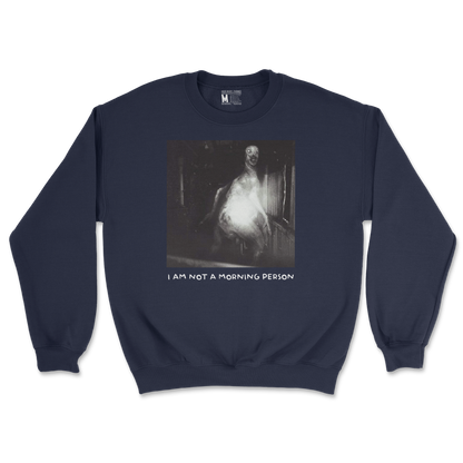 Gildan SoftStyle Crew Neck Not A Morning Person in Navy