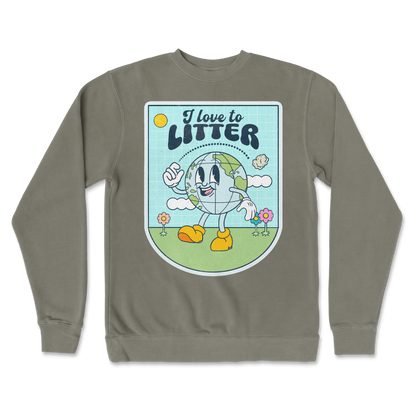 Independent Clothing Co. Crew Neck Earth Day in Army