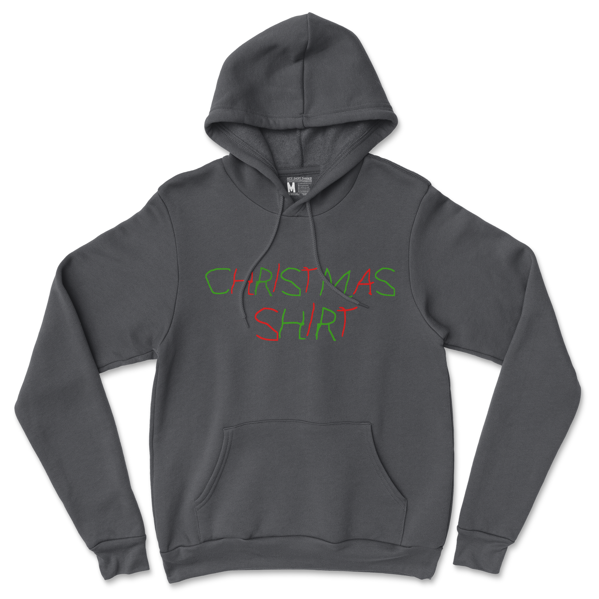 Gildan SoftStyle Hoodie Christmas Shirt in Black