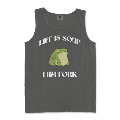 Comfort Colors Tank Top Life is Soup in Pepper