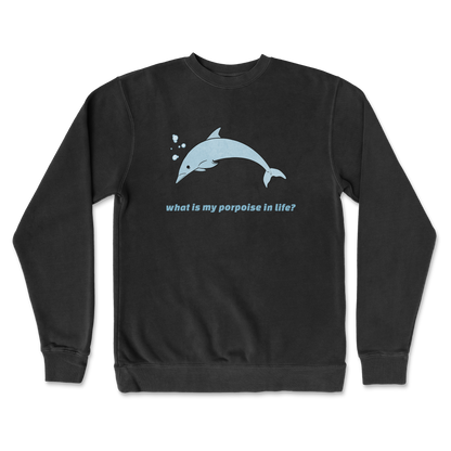 Independent Clothing Co. Crew Neck Porpoise in Black