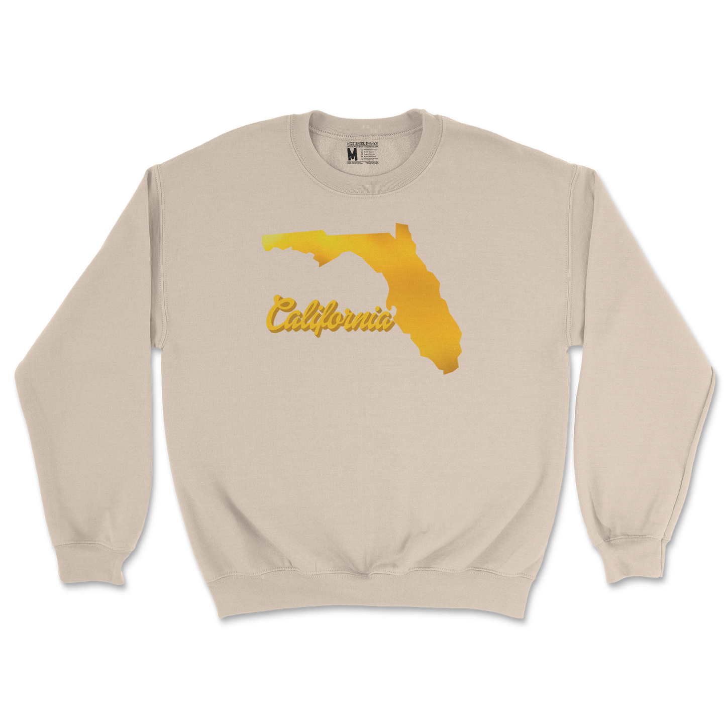 Gildan SoftStyle Crew Neck California in Sand