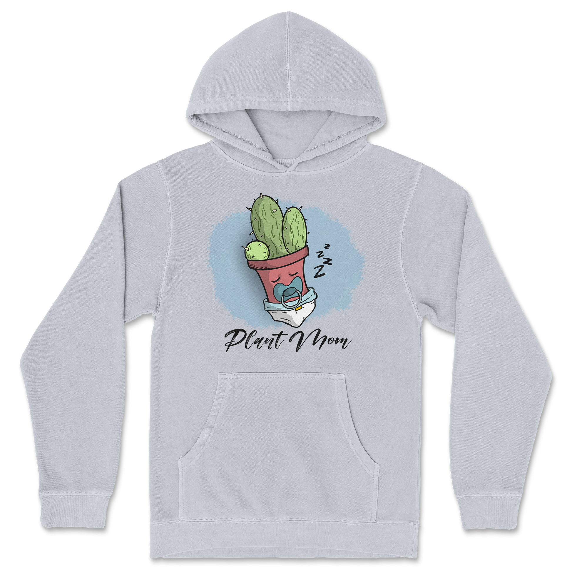 Independent Clothing Co. Hoodie Plant Mom 2 in GreyHeather