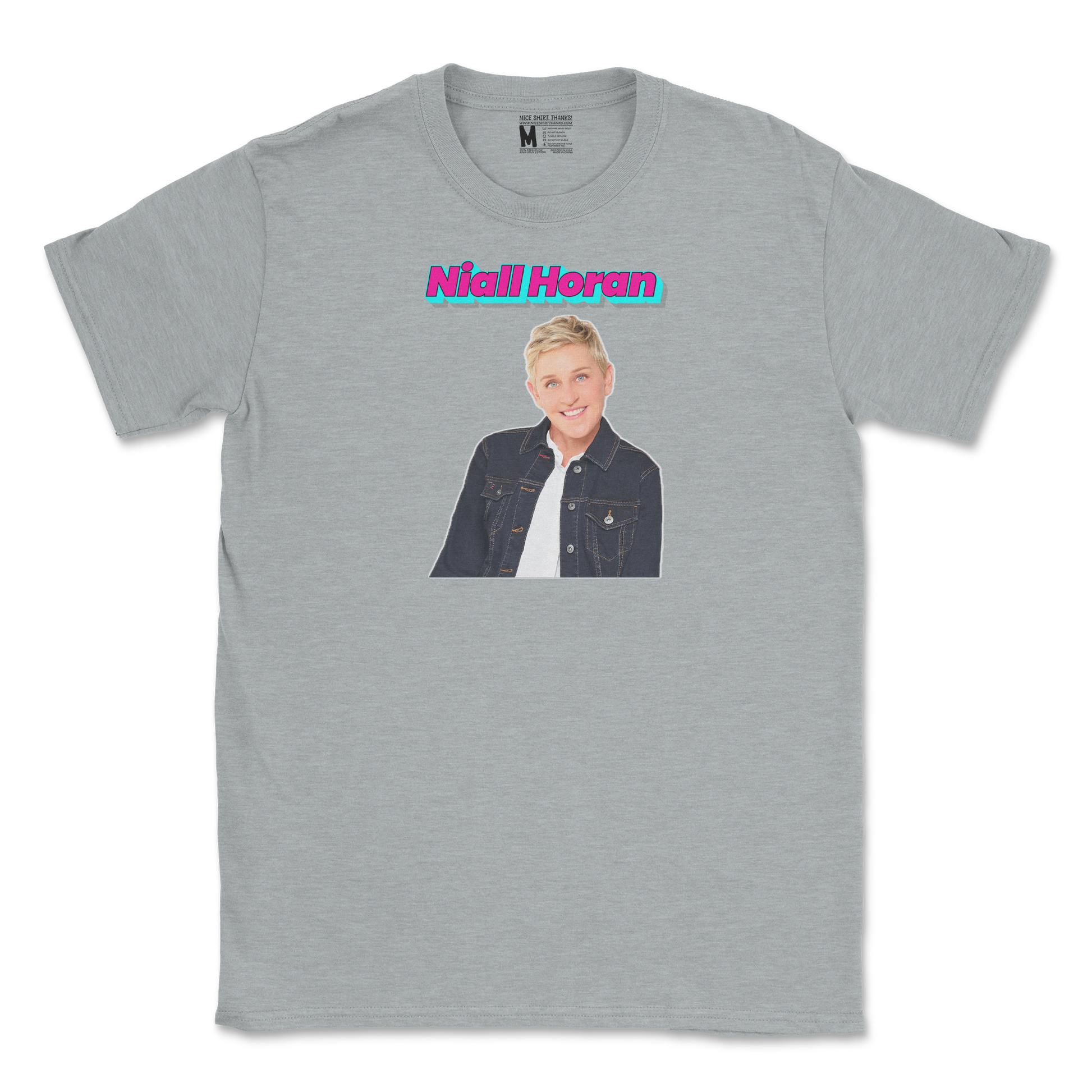 Gildan SoftStyle T-Shirt Niall Horan in Sport-Grey