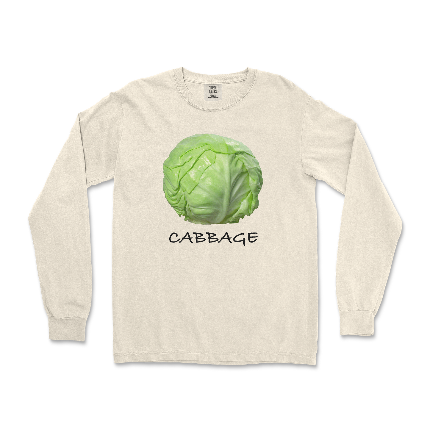 Comfort Colors Long Sleeve Cabbage in Ivory