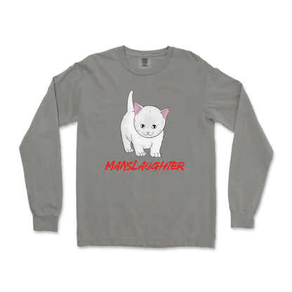 Comfort Colors Long Sleeve Manslaughter in Grey