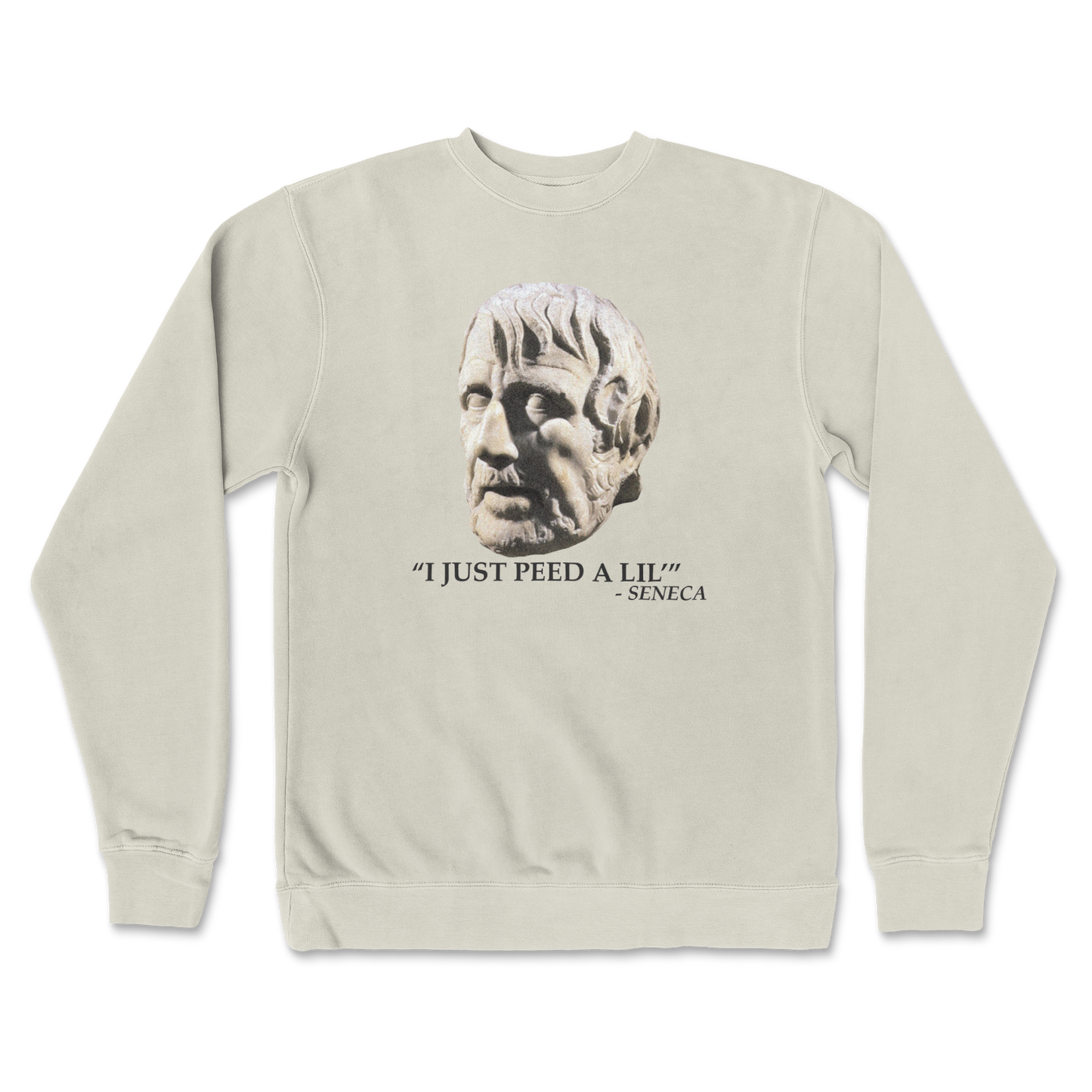 Independent Clothing Co. Crew Neck Seneca Pee in Bone