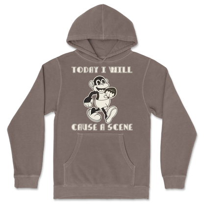 Independent Clothing Co. Hoodie Cause A Scene  in Clay