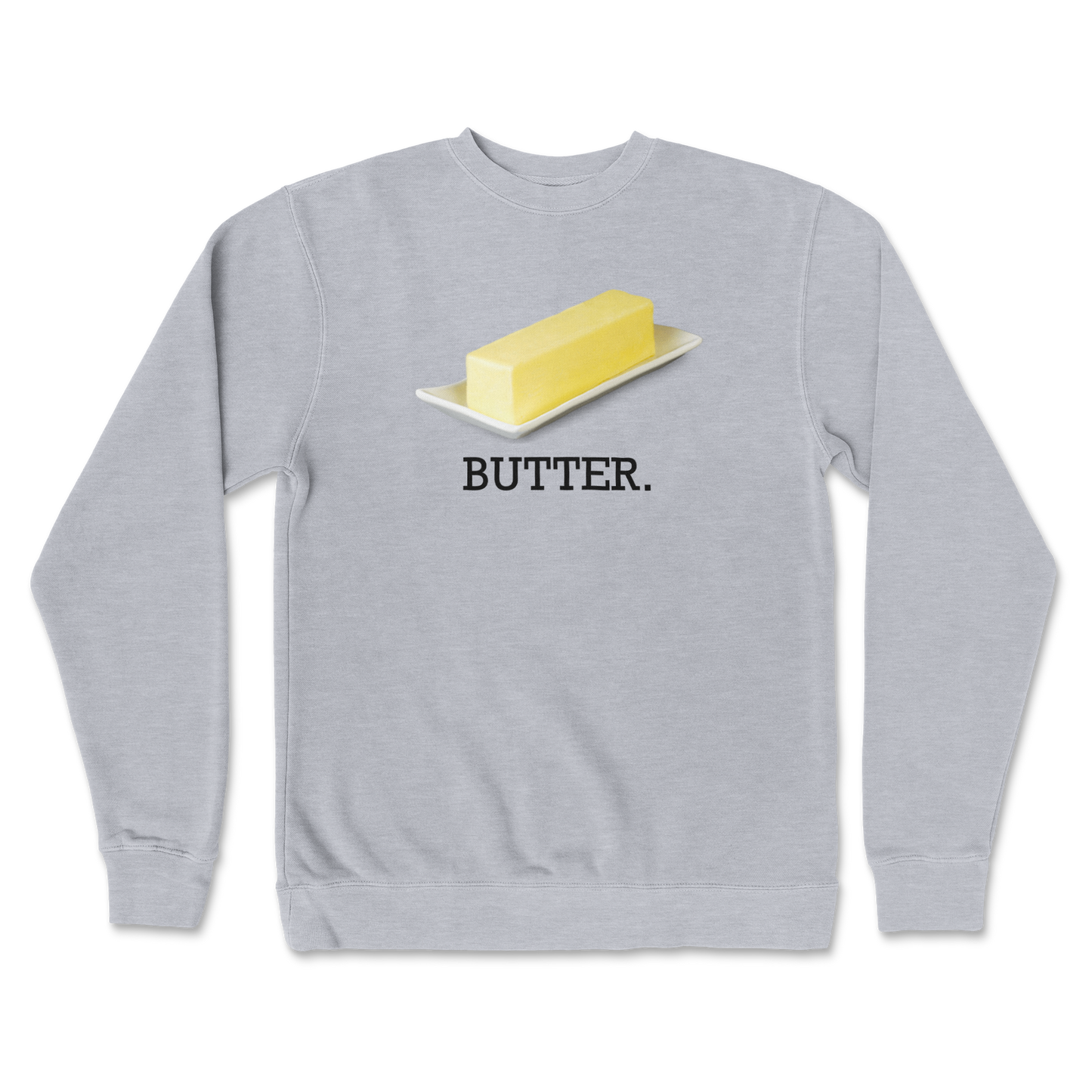 Independent Clothing Co. Crew Neck Butter in GreyHeather