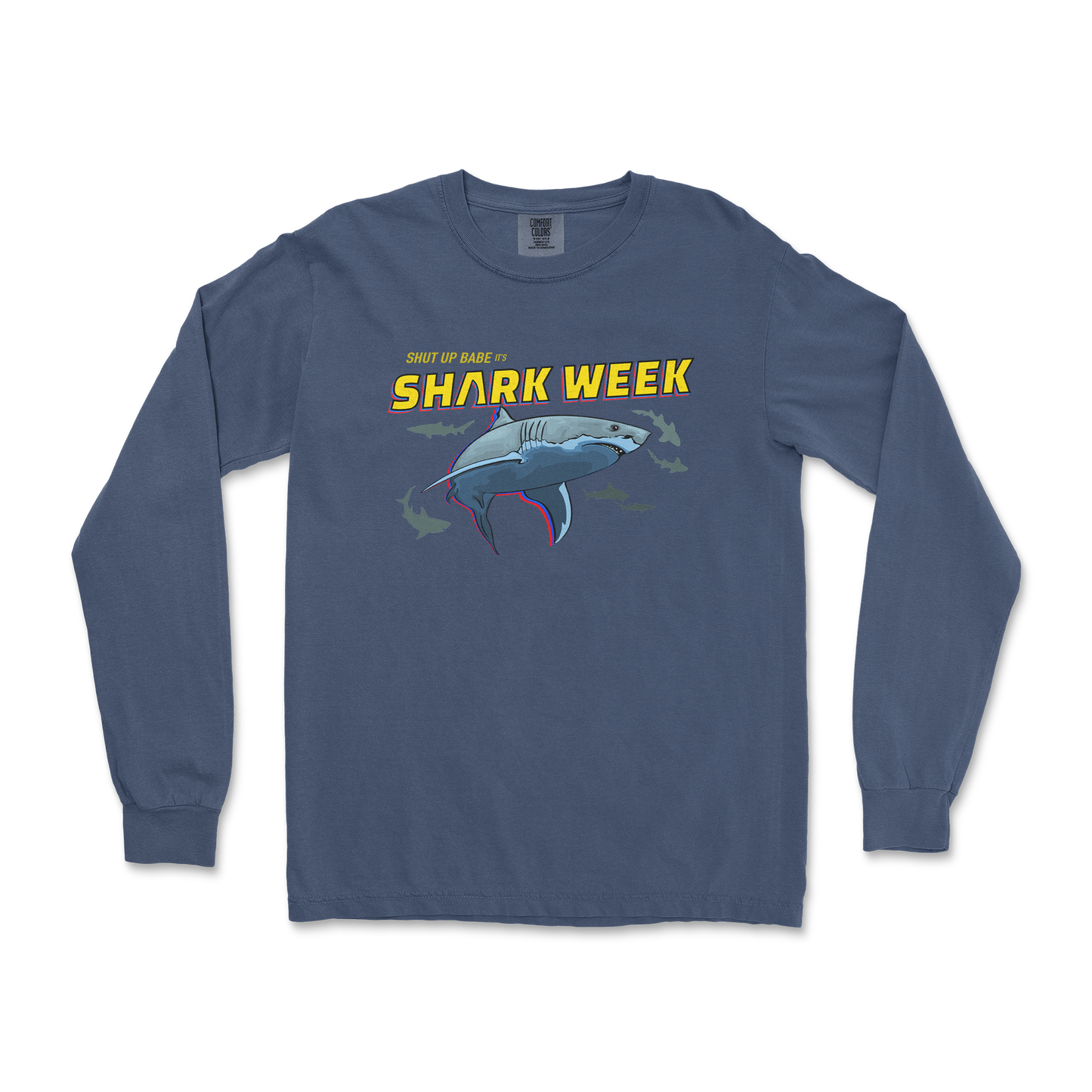 Comfort Colors Long Sleeve in Midnight