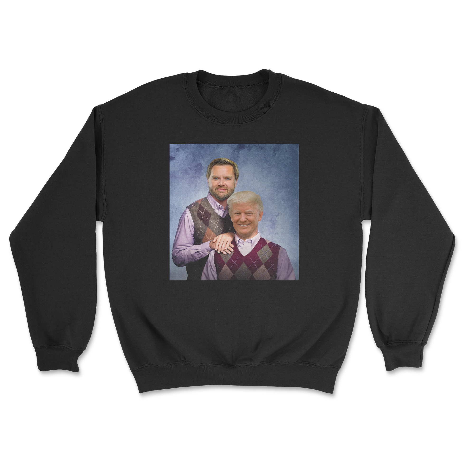 The Nice Shirt Crew Neck Step Brothers  in Black