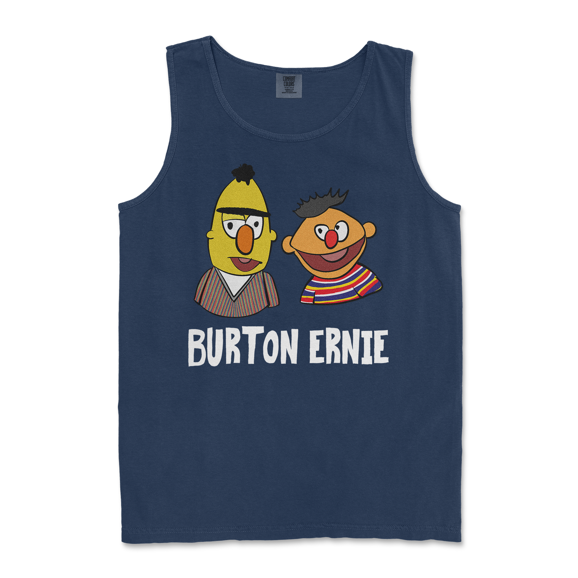 Comfort Colors Tank Top Burton Ernie in TrueNavy