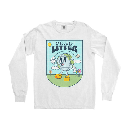 Comfort Colors Long Sleeve Earth Day in White