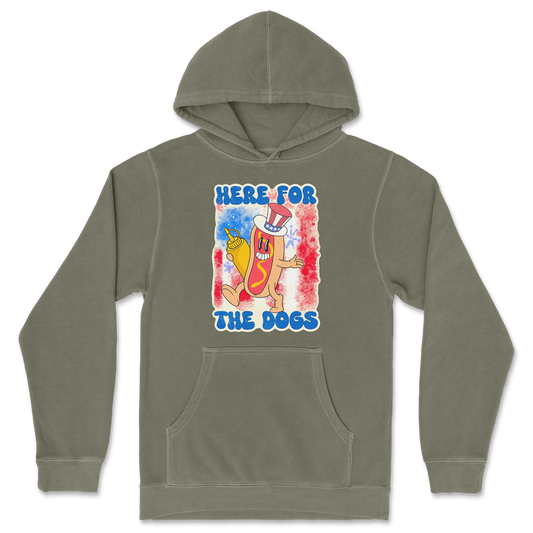 Independent Clothing Co. Hoodie Hot Dog in Olive