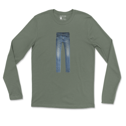 Gildan SoftStyle Long Sleeve Pants in Military Green