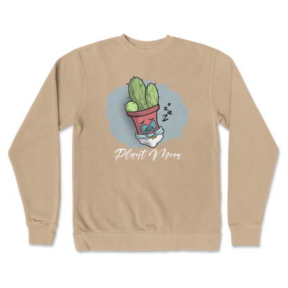 Independent Clothing Co. Crew Neck Plant Mom 2 in Sandstone