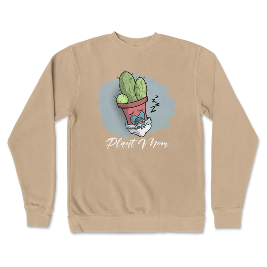 Independent Clothing Co. Crew Neck Plant Mom 2 in Sandstone