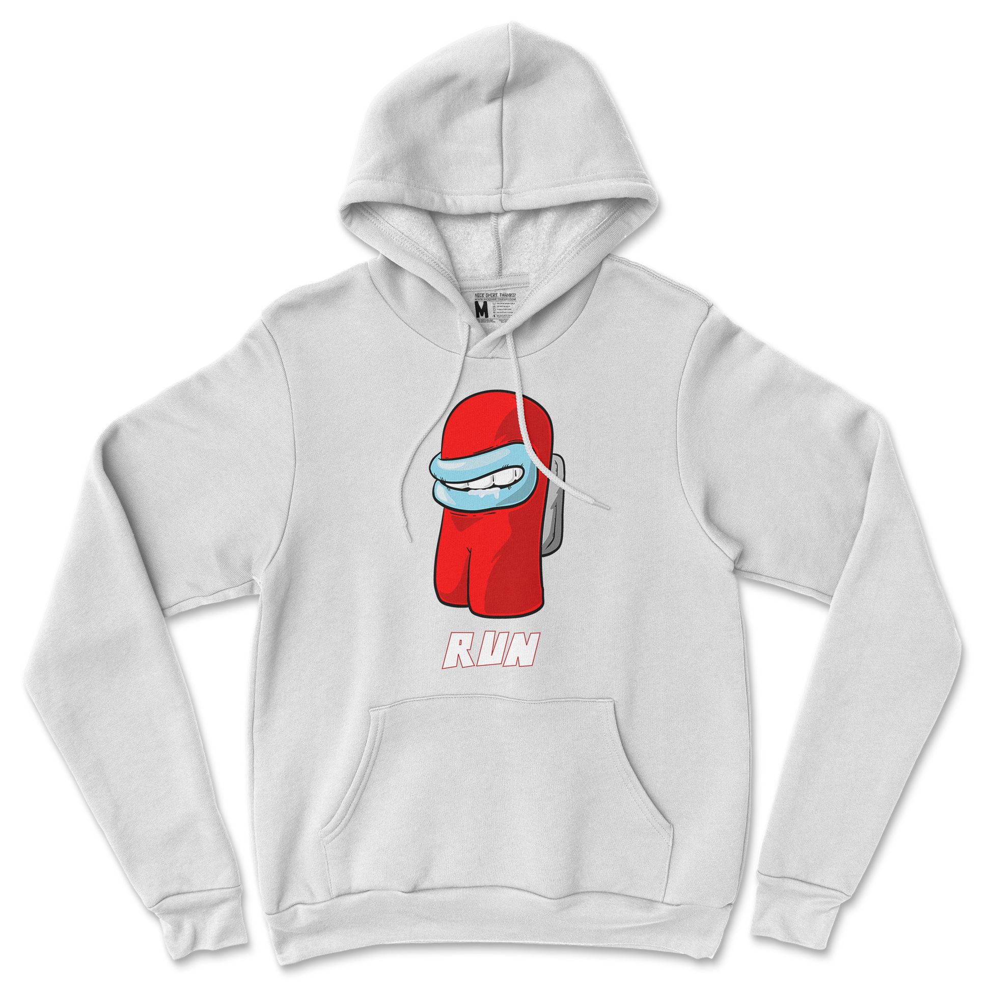 Gildan SoftStyle Hoodie Sussy Man Child in White