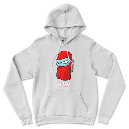 Gildan SoftStyle Hoodie Sussy Man Child in White