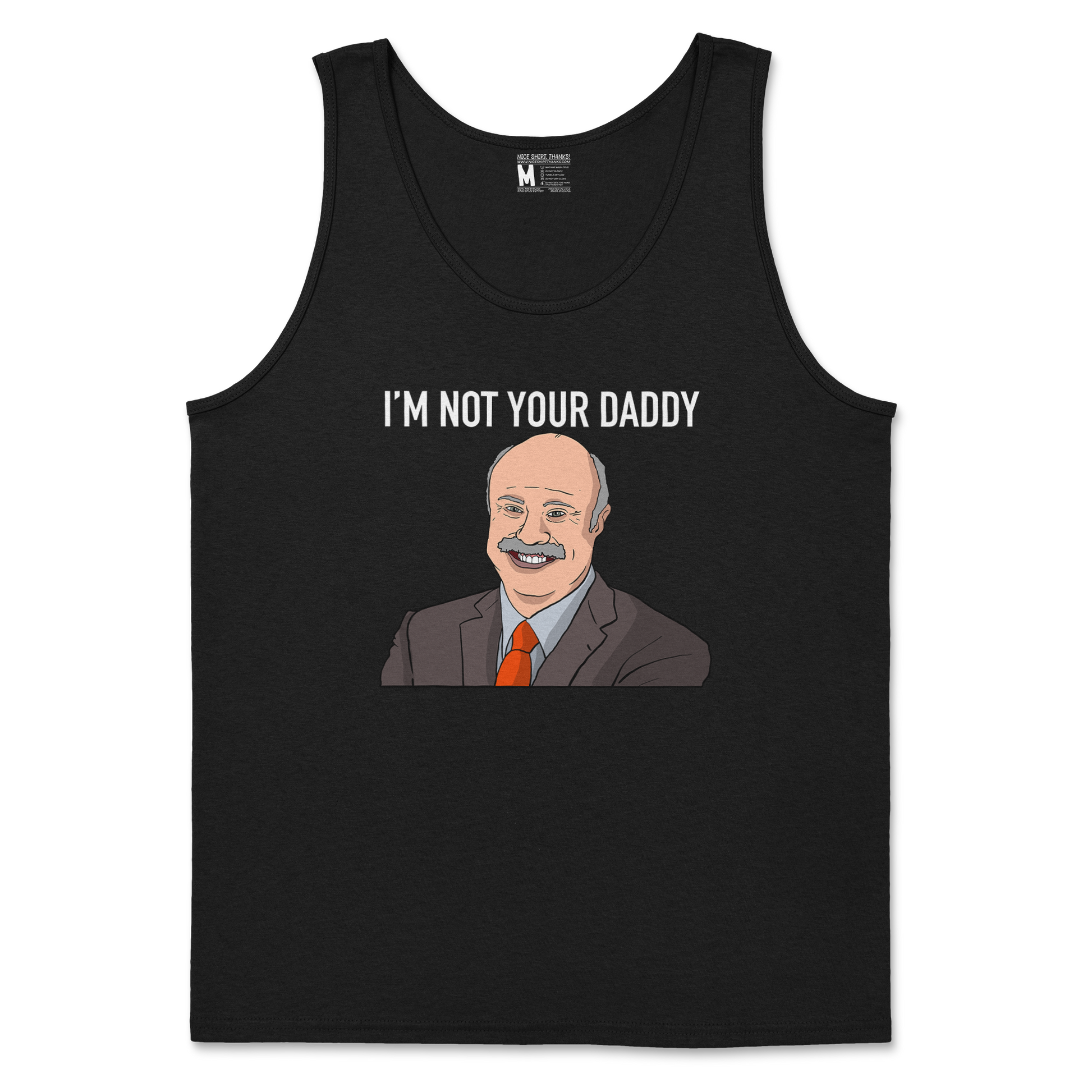 Gildan SoftStyle Tank Top Daddy Phil in Black