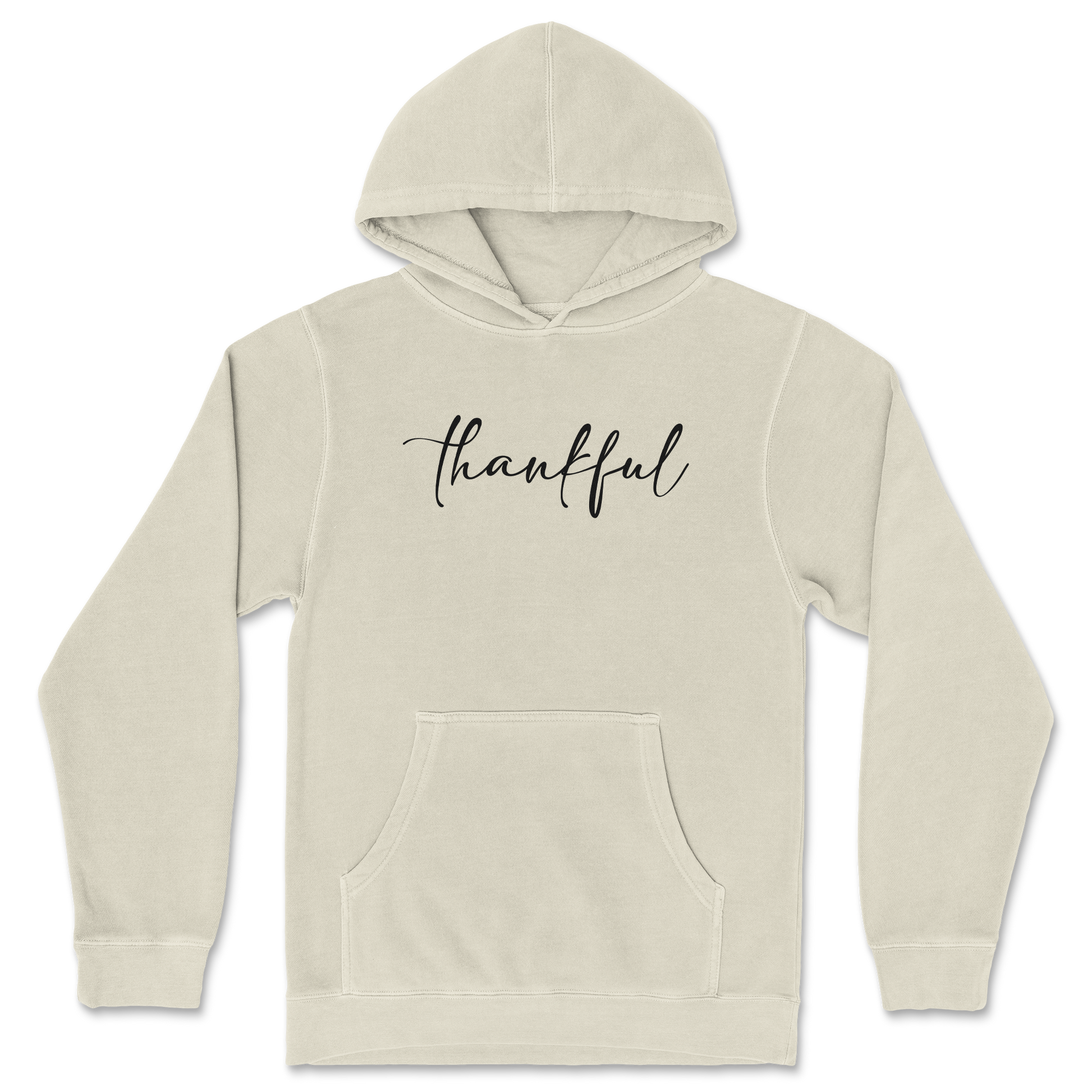 Independent Clothing Co. Hoodie Thankful  in Ivory