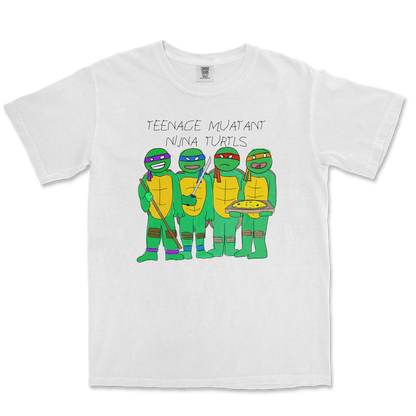 Comfort Colors T-Shirt Ninja Turtles in White