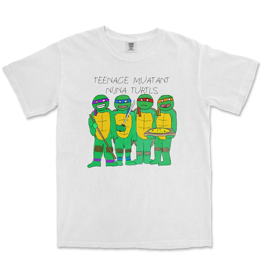 Comfort Colors T-Shirt Ninja Turtles in White