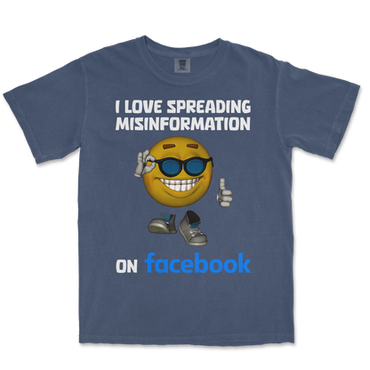 Comfort Colors T-Shirt Spreadin Misinformation in Midnight