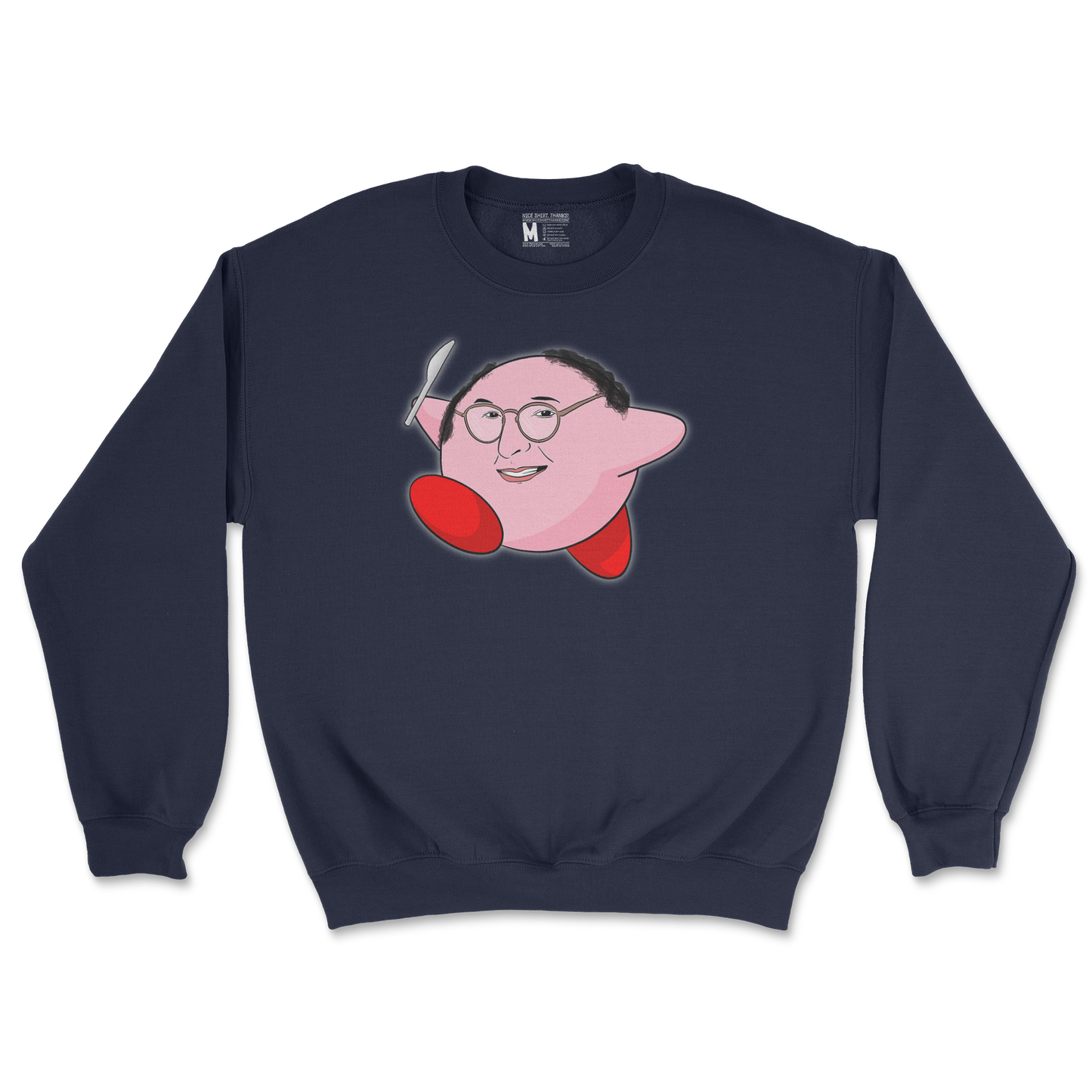 Gildan SoftStyle Crew Neck Kirby George in Navy