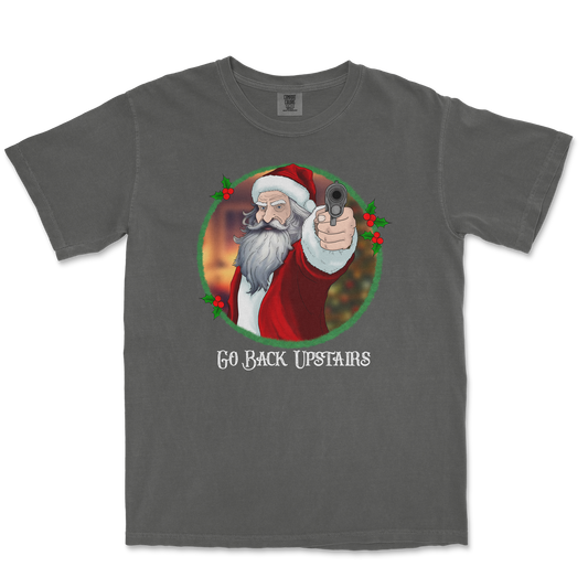 Comfort Colors T-Shirt Angry Santa  in Pepper