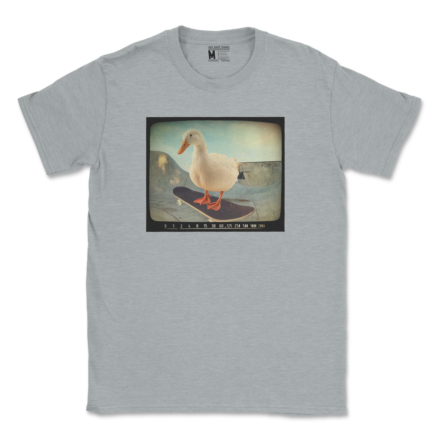 Gildan SoftStyle T-Shirt Do A Flip in Sports Grey