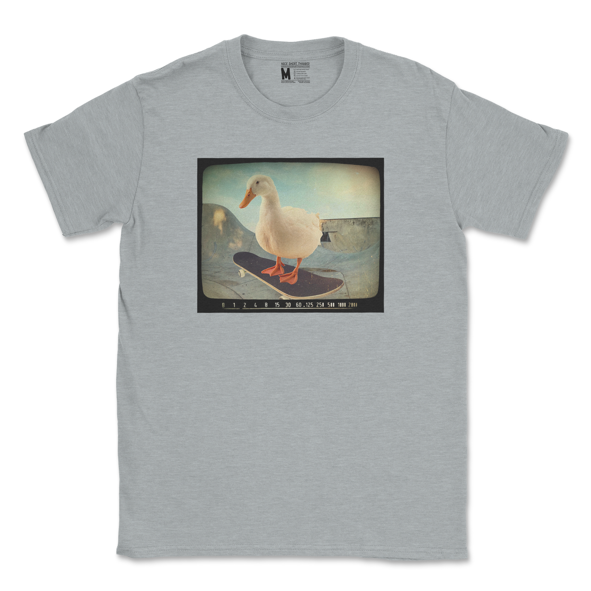 Gildan SoftStyle T-Shirt Do A Flip in Sports Grey