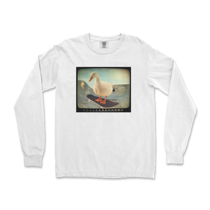 Comfort Colors Long Sleeve Do A Flip in White