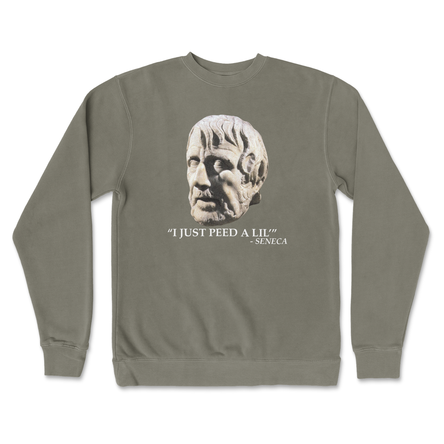 Independent Clothing Co. Crew Neck Seneca Pee in Army