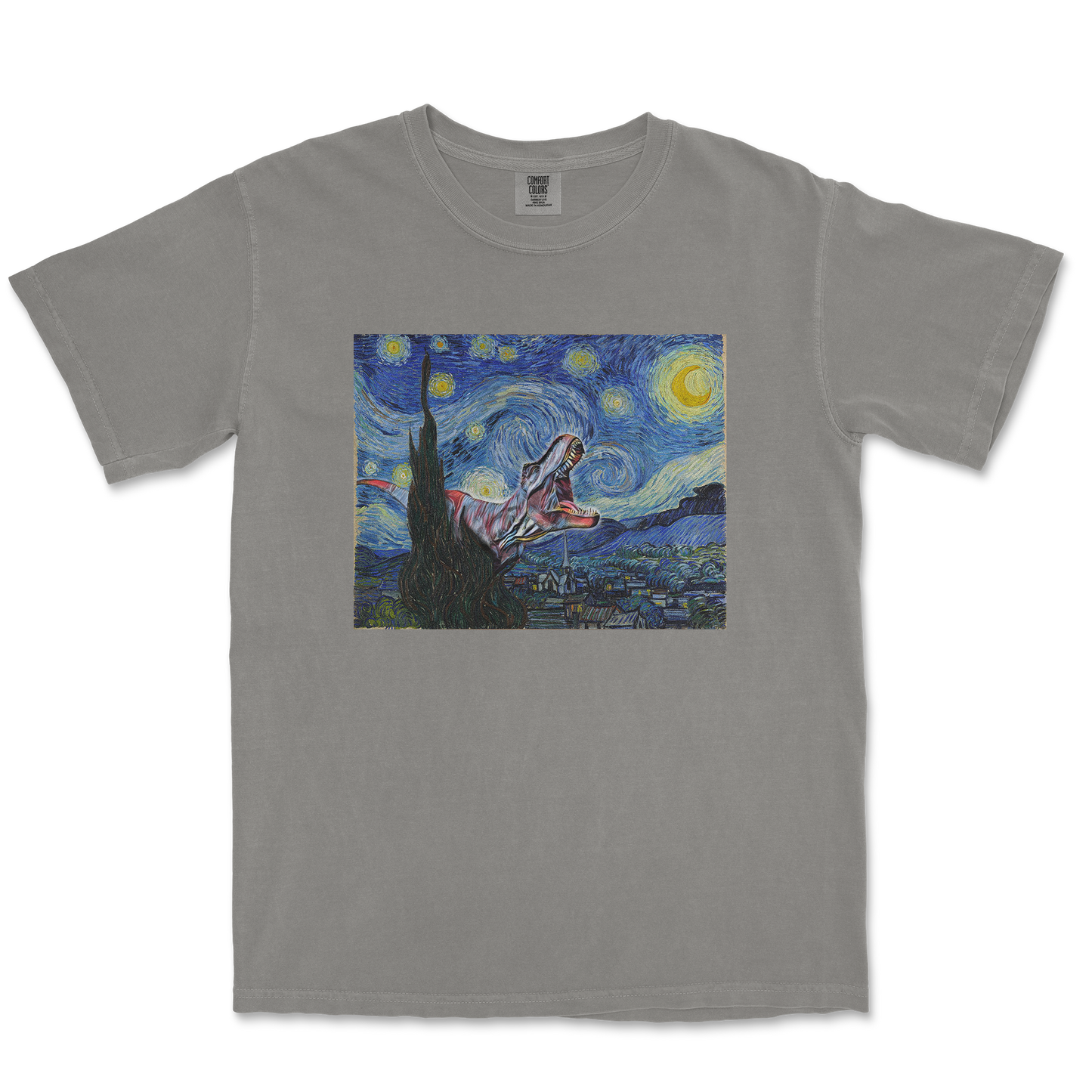 Comfort Colors T-Shirt Van Gogh but Cooler in Grey