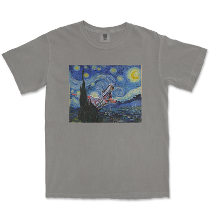 Comfort Colors T-Shirt Van Gogh but Cooler in Grey