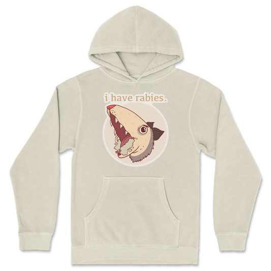 Independent Clothing Co. Hoodie I Have Rabies in Ivory