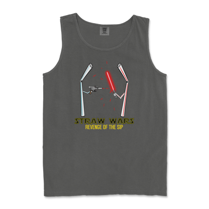 Comfort Colors Tank Top Straw Wars in Pepper