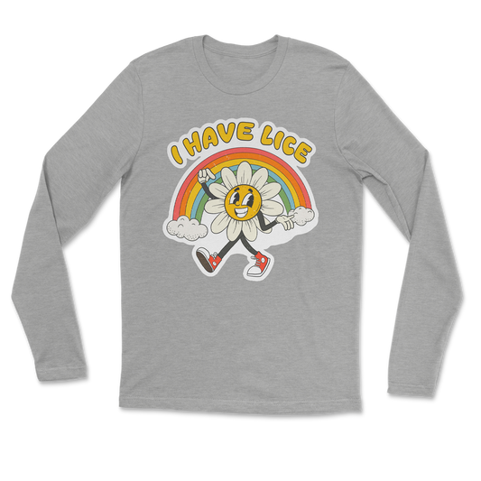 Heavy Blend Long Sleeve Lice  in Grey-Heather