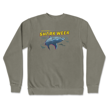 Independent Clothing Co. Crew Neck Shark Week in Army