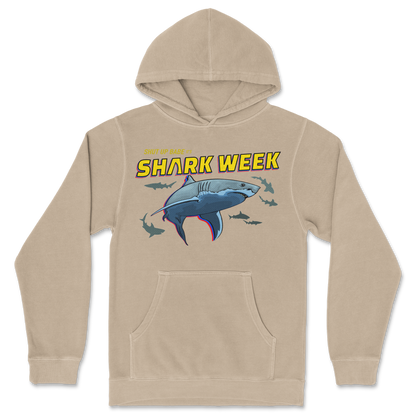 Independent Clothing Co. Hoodie Shark Week in Sandstone