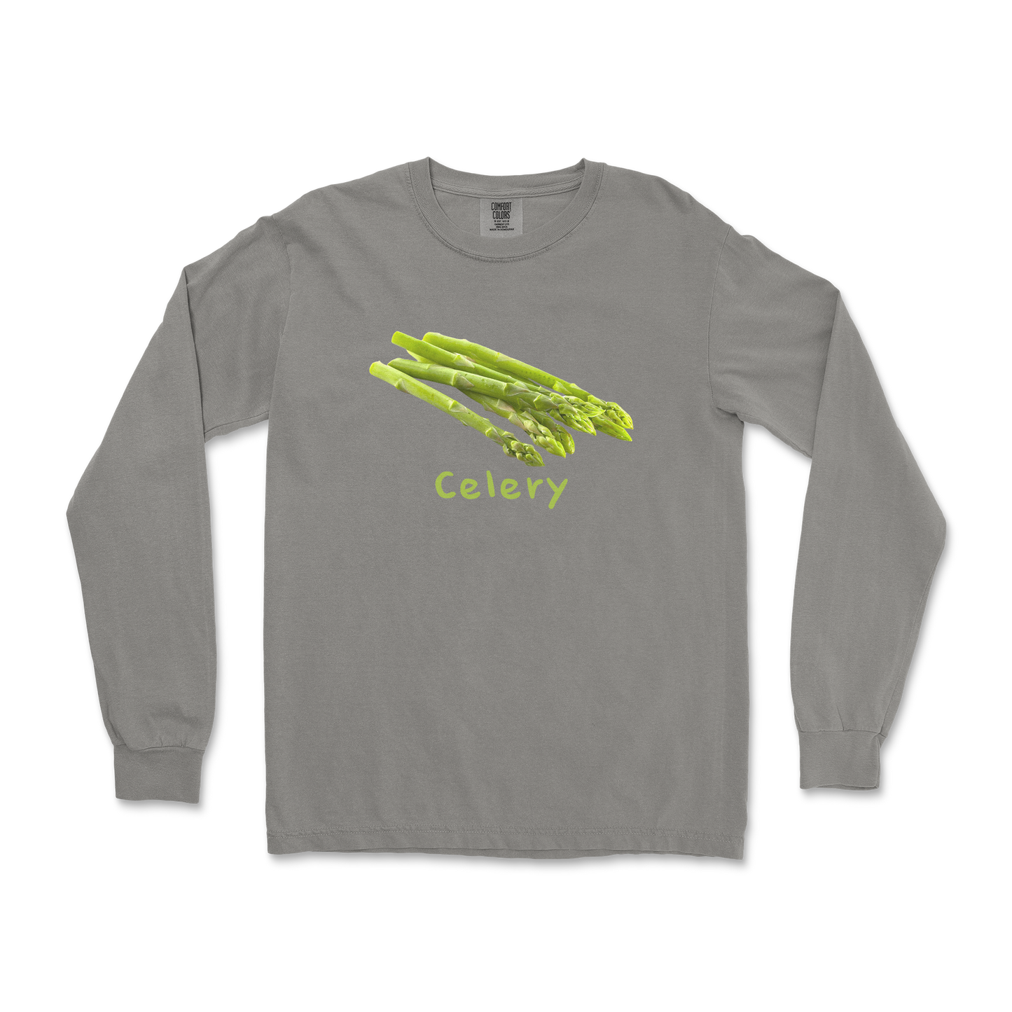 Comfort Colors Long Sleeve Celery in Grey