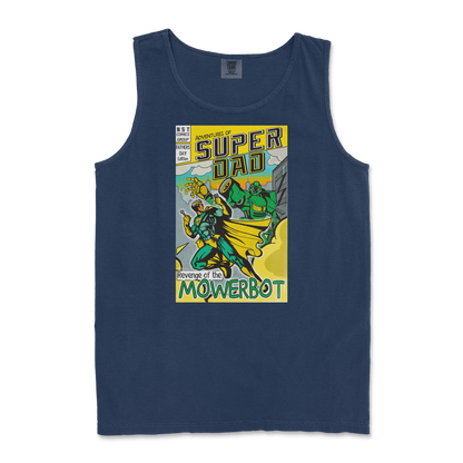 Comfort Colors Tank Top Super Dad in True-Navy